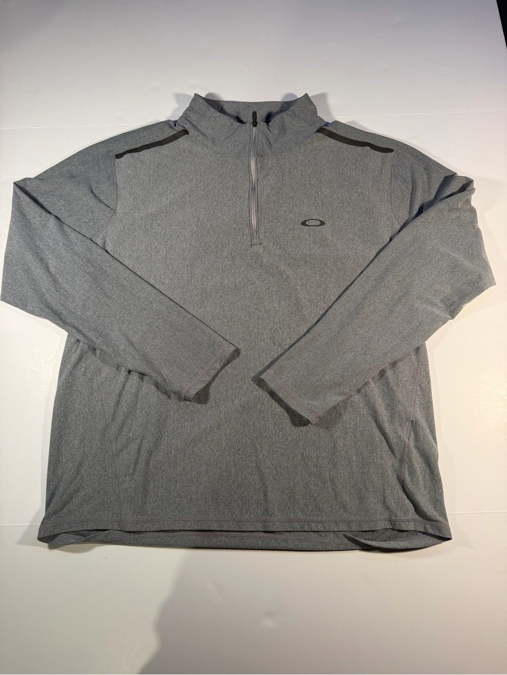 Oakley Men's Heather Gray Quarter-Zip Lightweight Pullover